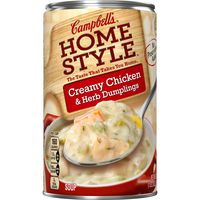 Campbell's Homestyle Creamy Chicken & Herb Dumplings Soup, 18.8 oz.
