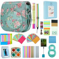 Anter 17 in 1 Instax Mini 9 Mini 8 Mini 8+ Accessories for Fujifilm Instax Instant Film Camera (Peony A)