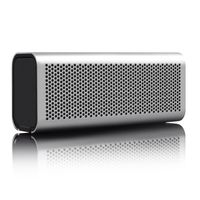 BRAVEN 710 Portable Wireless Bluetooth Speaker [12 Hours][Water Resistant] Built-in 1400 mAh Power Bank Charger - Silver