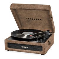 Victrola 3-in-1 Bluetooth Suitcase Record Player with 3-Speed Turntable