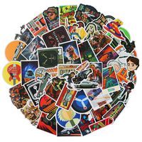 Back to The Future Sticker Pack of 50 Stickers - Film Stickers for Laptop, Funny Stickers for Laptops, Computers, Hydro Flasks, Water Bottles (Back to The Future)