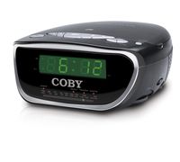 Coby CDRA147 Digital AM/FM Dual Alarm Clock Radio / CD Player (Discontinued by Manufacturer)