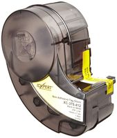 Brady XC-375-412 Idxpert 19" Width x 0.375" Height, B-412 Polypropylene, Matte Finish Black on White Label (24 feet Roll per Cartridge)