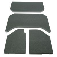 Design Engineering 050131 Boom Mat Sound-Deadening Headliner for 4-Door Jeep Wrangler (2007-2010) - Black