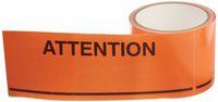 TapeCase"Attention" Label - 50 per pack (1 Pack)