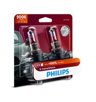 Philips 9006 X-tremeVision Upgrade Headlight Bulb with up to 100% More Vision, 2 Pack