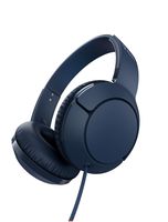 TCL Mtro200 On-Ear Wired Headphones Super Light Weight Headphones with 32mm Drivers for Huge Bass and Built-in Mic - Slate Blue