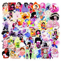 Steven Universe Stickers for Laptop Waterproof Cartoon Teens Phone Water Bottles Luggage Bicycle Skateboard Car Decals 63pcs
