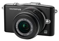 Olympus E-PM1 Black kit - International Version (No Warranty)