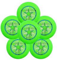 Discraft Ultra-Star 175g Ultimate Frisbee Sport Disc (6 Pack) Green