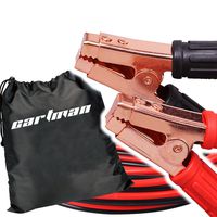 CARTMAN Heavy Duty Booster Cables 1AWG - 800A, Jump Cable 1Gauge x 25'