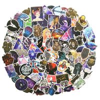 COOLCOOLDE Constellation Stars Water Bottle Stickers 100pcs Variety Vinyl Car Motorcycle Bicycle Luggage Decal Graffiti Patches Skateboard Stickers (Constellation)