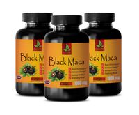 Muscle Maker Supplements - Black MACA 1000 MG - Dietary Supplement - maca lepidium meyenii for Women - 3 Bottles 270 Capsules
