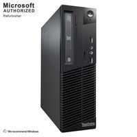 Lenovo ThinkCentre M79 SFF Business Desktop Computer, AMD A8-6500B up to 4.1GHz, 16G DDR3, 1T HDD, DVD, WiFi, BT 4.0, USB 3.0, VGA, DP, Win 10 64-Bit Supports English/French/Spanish(A8)(Renewed)