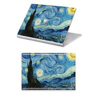 MasiBloom Top & Bottom Sticker Decal for 13" Microsoft Surface Book 2 (2017 Released) 13.5 inch Protective Laptop Cover Skin (for 13.5" Surface Book 2, Village)