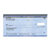 Value Price Blue Marble Top Tear Personal Checks (2 Boxes of Singles, Qty. 250)