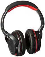AUSDOM M04 NFC Wireless Bluetooth 4.0 Stereo Over-ear Wired + Wireless Headphones with Built-in Microphone, Black & Red
