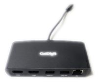 CalDigit Mini Dock with Dual HDMI 2.0, Thunderbolt 3, USB 3.0, USB 2.0, Gigabit Ethernet Port