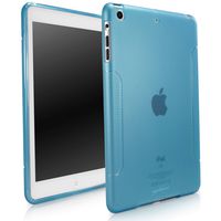 BoxWave iPad mini with Retina display FlexSuit, Premium TPU Skin Case w/ Extra Grip (Azure Blue)