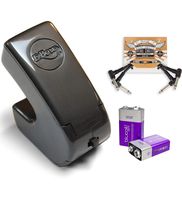 Heet EBow Handheld Electronic Bow Bundle with Blucoil 2-Pack of Blucoil Patch Cables and 2 9V Alkaline Batteries