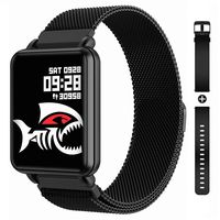 COLMI Smart Watch Full Touchscreen Smartwatch for Women Men, IP68 Waterproof Fitness Tracker Compatible with iPhone Andriod, Bluetooth Pedometer, Heart Rate and Blood Pressure Monitor