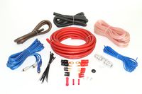 Bullz Audio (EPAK4R) Economy Red 4-Gauge Power Amplifier Kit