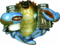 River's Edge Salt and Pepper Shaker Holder (Blue Crab)