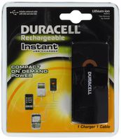 Duracell Instant USB Charger/Includes Universal Cable with USB & mini USB, 1 Count