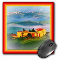 3dRose LLC 8 X 8 X 0.25 Inches Foggy in Tuscany Mouse Pad (mp_24138_1)