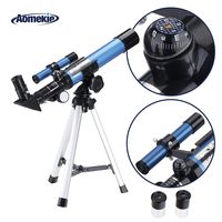 Aomekie Telescope for Kids Astronomy Beginners Refractor Telescopes with Tripod Finderscope and Compass
