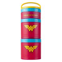 Whiskware C04401 Justice League Stackable Snack Pack, Wonder Woman