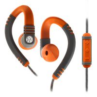 Yurbuds Explore Pro Gray/Orange Behind the Ear Headphones with 3-Button Mic