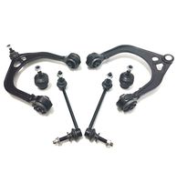 PartsW 6 Pc Suspension Kit For Chrysler 300, Dodge Charger Challenger & Magnum Front Upper Control Arm with ball joints assembly, Sway Bar Link Lower Ball Joints