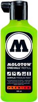 Molotow ONE4ALL Acrylic Paint Refill, For Molotow ONE4ALL Paint Marker, Grasshopper, 180ml Bottle, 1 Each (692.221)