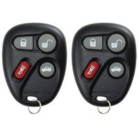 KeylessOption Keyless Entry Remote Control Car Key Fob Replacement for 25695954, 25695955 (Pack of 2)
