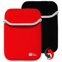 DURAGADGET Red & Black Reversible Neoprene Case - Suitable for use with Kindle Fire | Fire HD (2012) & Kindle Fire 2 Tablet
