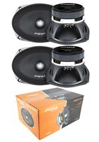 2 Pair PRV Audio 69MR500PHP-4 6×9 2000W 4-Ohm Midrange Midbass Car Audio Speaker