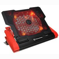 Thermaltake Massive 23 GT Steel Mesh Panel Single 200mm Red LED Fan Adjustable Speed Control 10"-17" Laptop Notebook Cooling Pad CLN0019