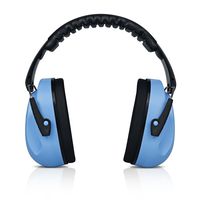 HEARTEK Kids Ear Protection Noise Reduction Children Protective Earmuffs - Sound Cancelling Hearing Muffs for Toddler, Baby, Infants - Adjustable, Foldable with Travel Bag - Blue