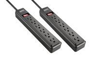 APC 6-Outlet Power Strip, 2-Pack (PZ62BDP)