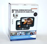Sylvania SDVD9957 Portable DVD Player with Dual 9in Screen (Black) (Renewed)