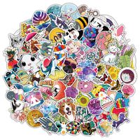 Stickers 100 Pcs Waterproof Vinyl Cute Funny Water Bottles Stickers for Teens Girls Boys Adults Graffiti Decal Stickers Cool Trendy Stickers for Laptop Hydro Flask Skateboard Guitar