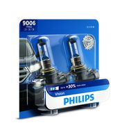 Philips 9006 Upgrade Headlight Bulb with up to 30% More Vision, 2 Pack