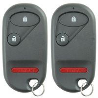 KeylessOption Keyless Entry Remote Car Key Fob Replacement for E4EG8DJ (Pack of 2)