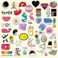 Stickers for Water Bottles Big 50-Pack Cute,Waterproof,Aesthetic,Fashion Stickers for Teens,Girls Perfect for Water Bottles,Laptop,Phone,Travel Extra Durable 100% Vinyl