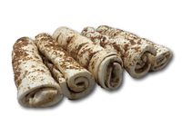 Top Dog Chews Buffalo Beef Cheek Rolls 10-12" with Bully Dust Sprinkles - 5 Pack from (10" 5 Pack)