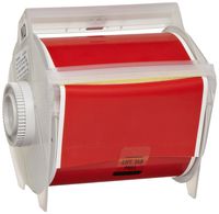 Brady 76623 GlobalMark 100' Length x 4" Width, B-569 Hi-Performance Polyester, Red Tape
