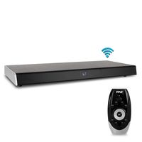 Surround Sound TV Sound Bar - Bluetooth Compatible Wireless Soundbar for TV w/Built in Subwoofer Speaker - Television Sound Bar System w/LCD/Optical Audio/RCA/AUX/USB/Coaxial - PyleHome PSBV620BT.5