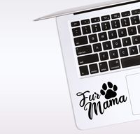 World Design Fur Mama Laptop Corner Decal