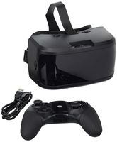 AuraVisor All-In-One Virtual Reality VR Goggles Headset - No Phone, Cables, or Computer Needed - Black - By Damson Audio
